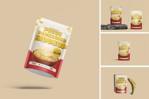 Pouch Packaging Mockup
