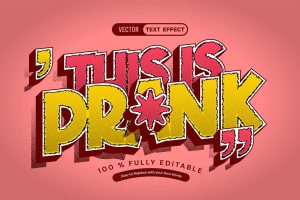 Prank Comic  Dual Text Effect