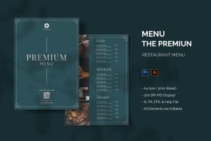 Premium Menu – Restaurant Menu