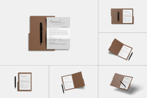 Presentation Folder Mockup