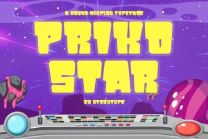 Priko Star Display Font