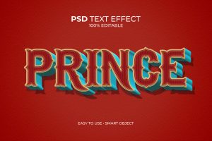Prince Vintage Text Effect