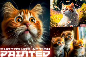 PRO Painted Painting Photoshop Action