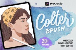 Procreate Colter Brush – Watercolor