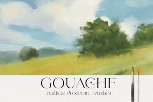 Procreate Gouache Brush set