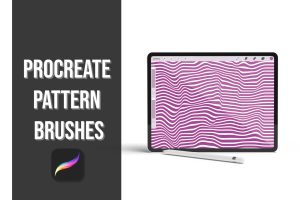 Procreate Pattern Brushes – Waves