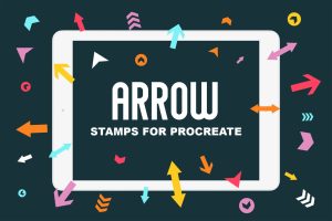 Procreate Stamp Brushes – Arrows
