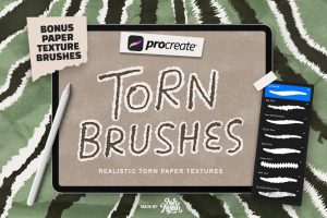 Procreate Torn Brushes