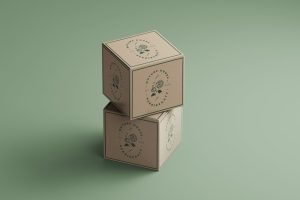 Product Square Box Mockup
