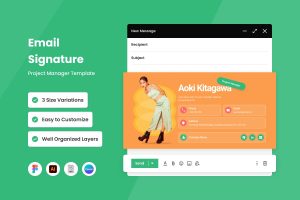 Project Manager – Email Signature Template V2
