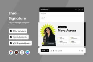 Project Manager – Email Signature Template V4