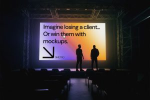 Projector Screen Mockup