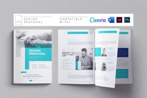 Proposal Template | Canva | Docx | ID | PSD