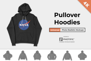 Pullover Hoodie Sweatshirt Mockups