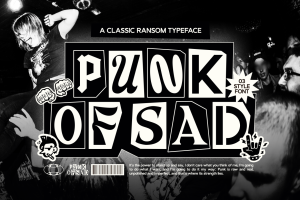 Punk Of Sad Font