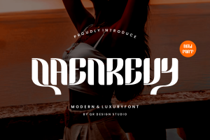 Qaenrevy –  Modern & Luxury Font
