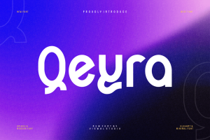 Qeyra – Modern Logo Font