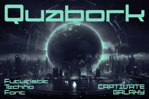 Quabork – Futuristic Square Fonts