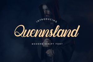 Quennsland Calligraphy Font