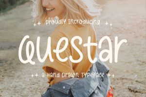 Questar – A Hand Drawn Typeface