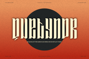 Quetynor – Blackletter & Old English Font