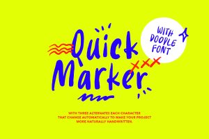 Quick Marker – Quote Font + Doodle
