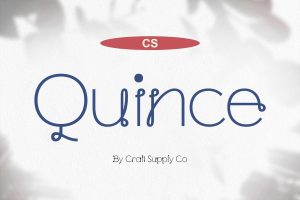 Quince – Cute Font