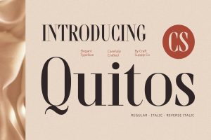 Quitos – Classic Font
