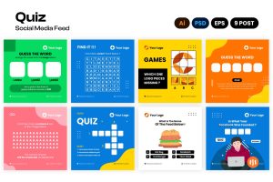 Quiz Templates for Social Media Feed