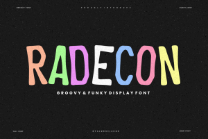Radecon – Groovy Font