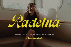 Radelna Vintage Script Font