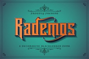 Rademos – Blackletter Font