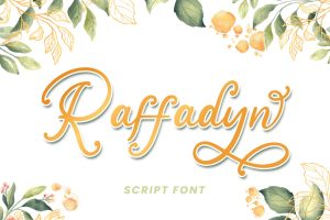 Raffadyn – Wedding Font