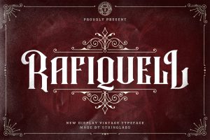 Rafiquell – Victorian Style Font