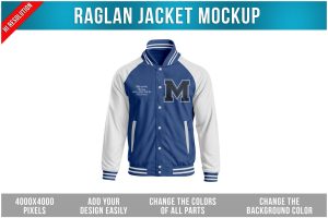 Raglan Jacket Mockup