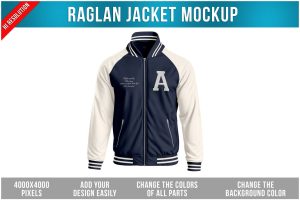 Raglan Jacket Mockup