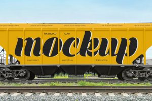 Railroad Car Mockup