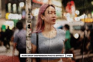 Rain Drop Dispersion Photo Effect