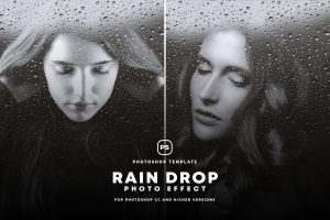 Rain Drop Photo Effect