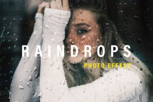 Rain On The Glass Photo Effect