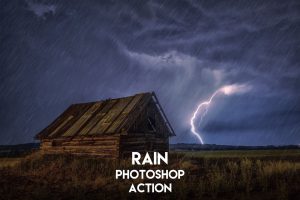 Rain Photoshop Action