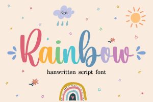 Rainbow – Wedding Font