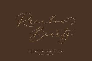 Rainbow Beauty – Wedding Font