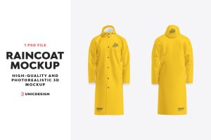 Raincoat Mockup