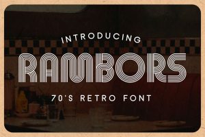 Rambors – Retro Font