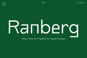 Ranberg – Modern Sans Serif