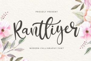 Rantliyer – Calligraphy Font