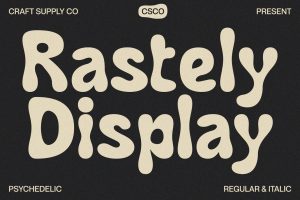 Rastely – Funky Typeface
