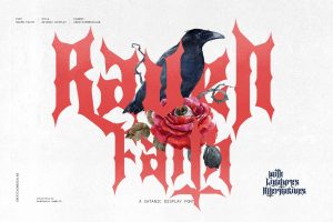Raven Faith – Halloween font