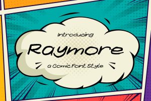 Raymore – A Comic Font Style